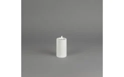 Blockljus Utomhus|Blockljus Utomhus<Konstsmide Iskrona Blockljus 12cm Matt vit IP44