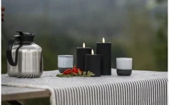 Konstsmide Iskrona Blockljus 12cm Matt svart IP44* Blockljus Utomhus|Blockljus Utomhus