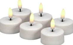 Iskrona Värmeljus Ø38mm 6-pack Vit