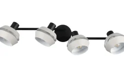 Avlånga Takspotlights|Takspot Med Minst 4 Lampor<Reality Isla Spotlight 4-delad E14 varmgrå/mattsvart