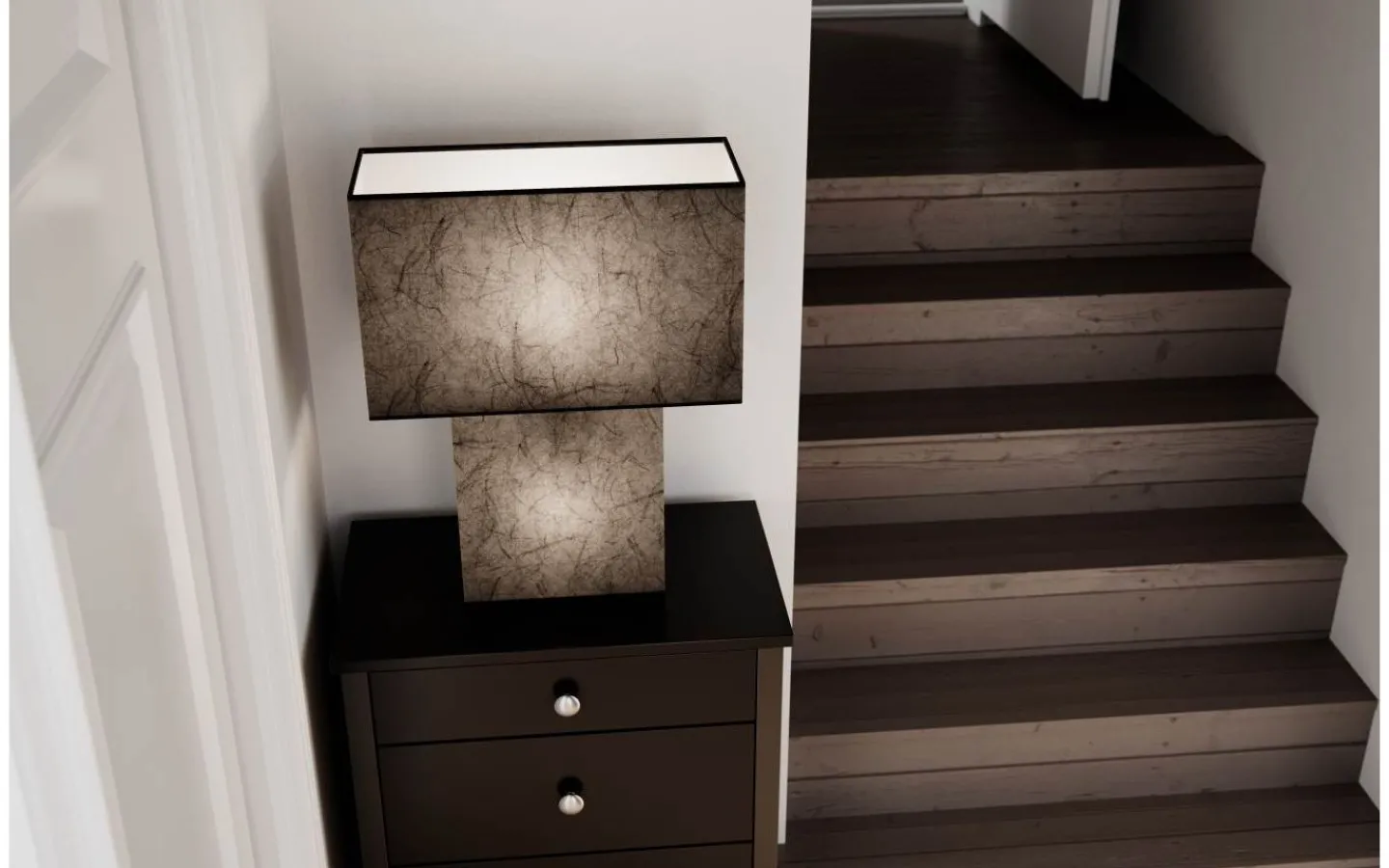 Bordslampor<By Rydens Isquare Bordslampa 50cm Svart