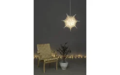 Exklusiva Pappersstjärnor|Visa Alla Julstjärnor<Konstsmide Isros Julstjärna 60cm Vit