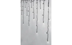 Ljusgardiner Och Istappsslingor|Crispy Ice White Ljusslingor (3000K)<Star Trading Istappsslinga Crispy Ice White 6x0,5m Svart IP44
