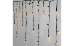 Istappsslinga Golden Warm White 11,9x0,55cm Svart IP44