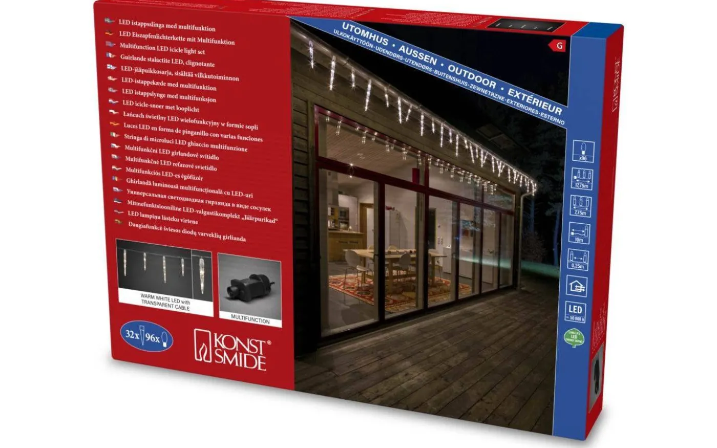 Istappsslinga 7,75m Varmvit IP44