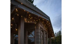 Star Trading Istappsslinga Shiny Warm White 24x0,55m 960LED IP44* Ljusgardiner Och Istappsslingor|Shiny Warm White Ljusslingor (2700K)