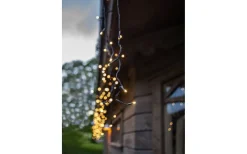 Star Trading Istappsslinga Shiny Warm White 24x0,55m 960LED IP44* Ljusgardiner Och Istappsslingor|Shiny Warm White Ljusslingor (2700K)