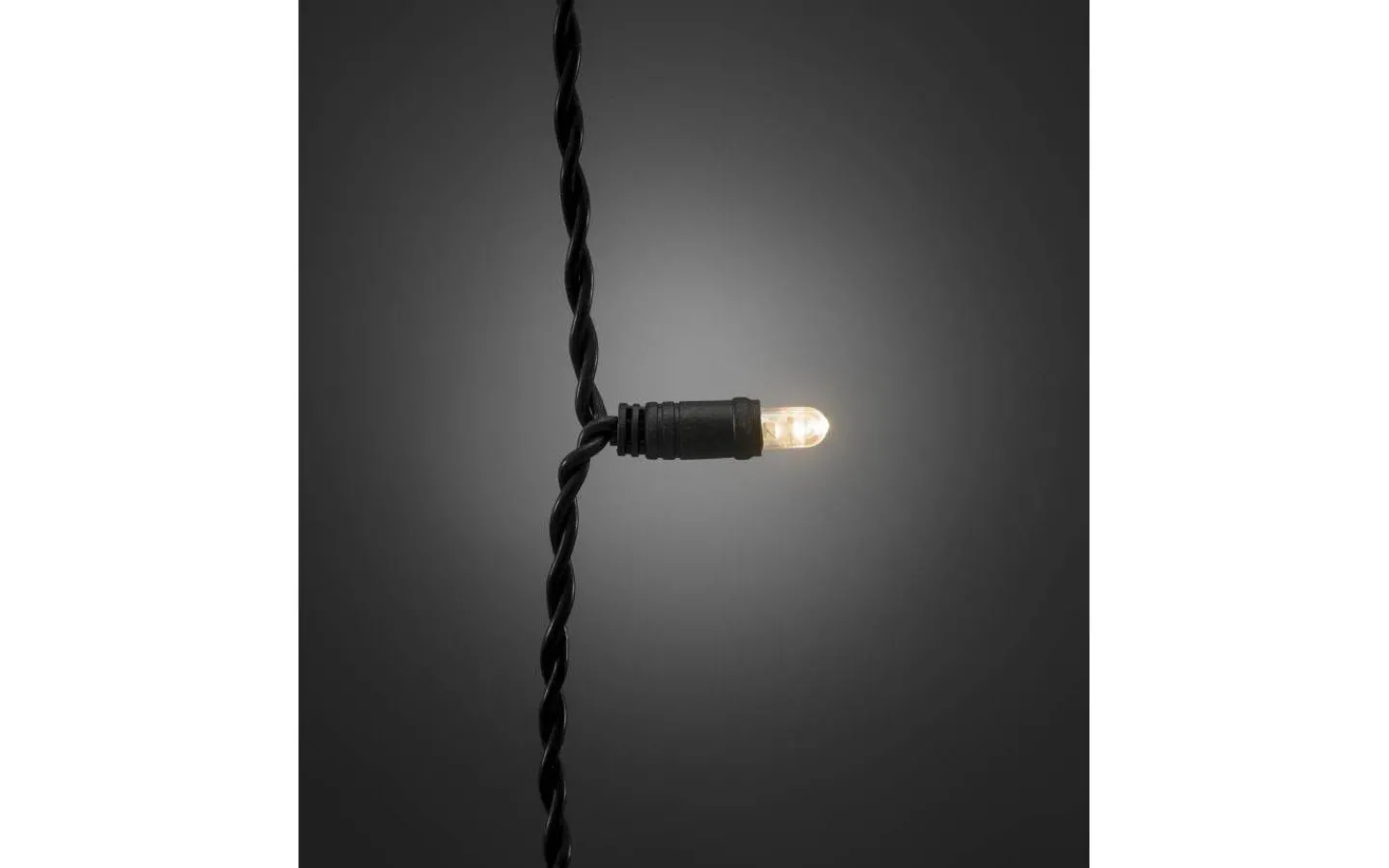 Konstsmide Istappsslinga Start System LED 31V 2,4m Amber, Svart IP44* System 31V Konstsmide