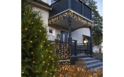 System Decor Startrading<Star Trading Istappsslinga System Decor 4x0,4m Varmvit Svart Kabel