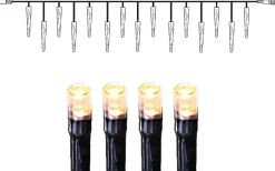 Star Trading Istappsslinga System Decor 5x0,25m Varmvit Svart Kabel* System Decor Startrading