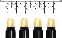 System Led Startrading<Star Trading Istappsslinga System LED 3x0,4m Varmvit Svart Kabel