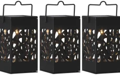 Star Trading Izola Mini Solcellslampa 3-pack Svart* Solcellslampor Dekoration|Solcellslampor Vägg