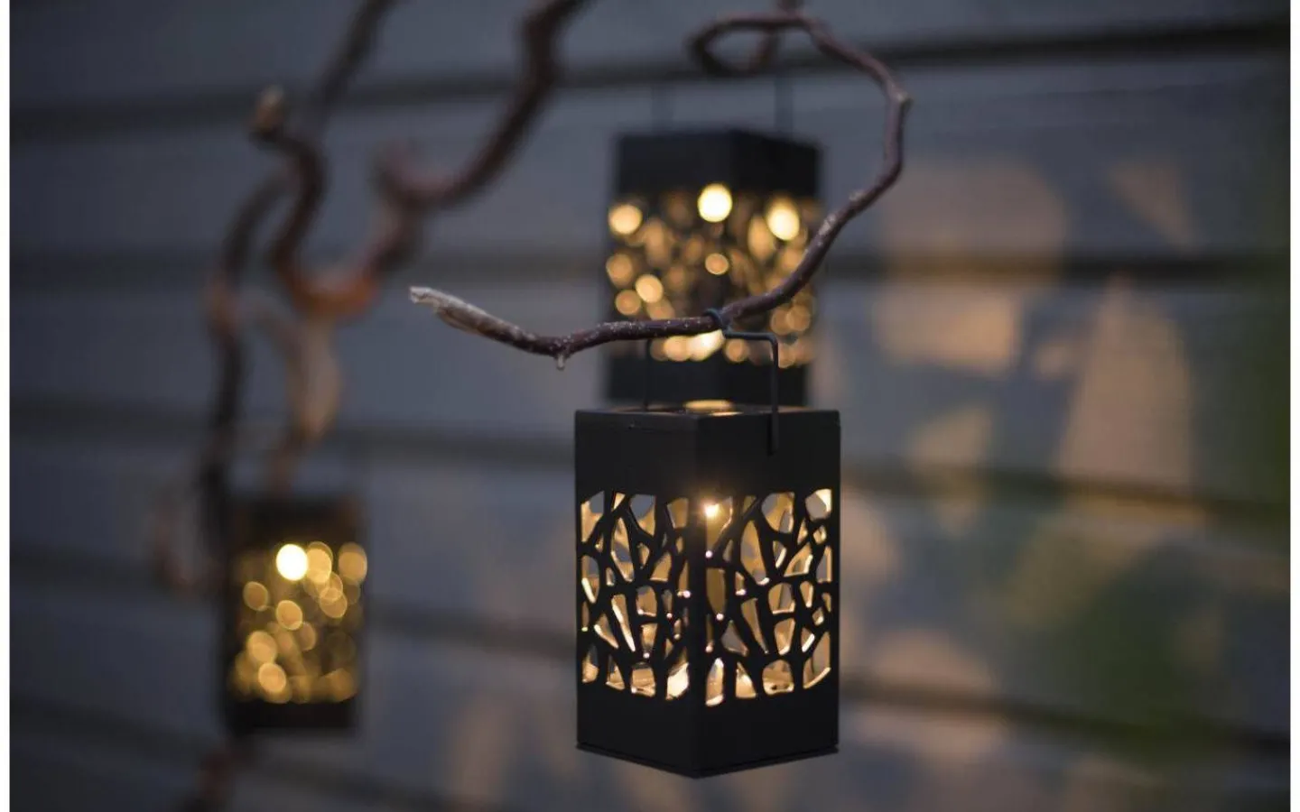 Star Trading Izola Mini Solcellslampa 3-pack Svart* Solcellslampor Dekoration|Solcellslampor Vägg