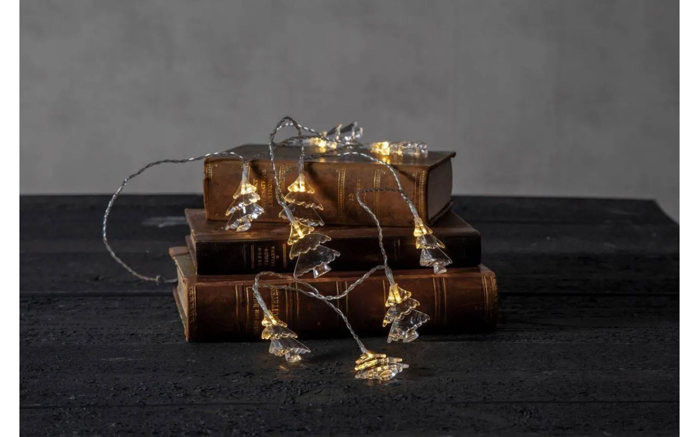 Batterislingor|Batterislingor Inomhus<Star Trading Izy Batteridriven Ljusslinga 13,5m Transparent Julgran Inomhus