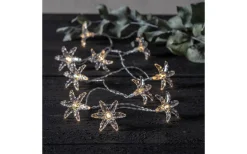 Star Trading Izy Batteridriven Ljusslinga 13,5m Transparent Blommor* Batterislingor Inomhus
