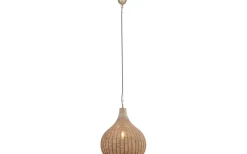 Stora Taklampor Ø50-69 Cm<Trio Lighting Janne Takpendel 54cm E27 naturfärgad/jute