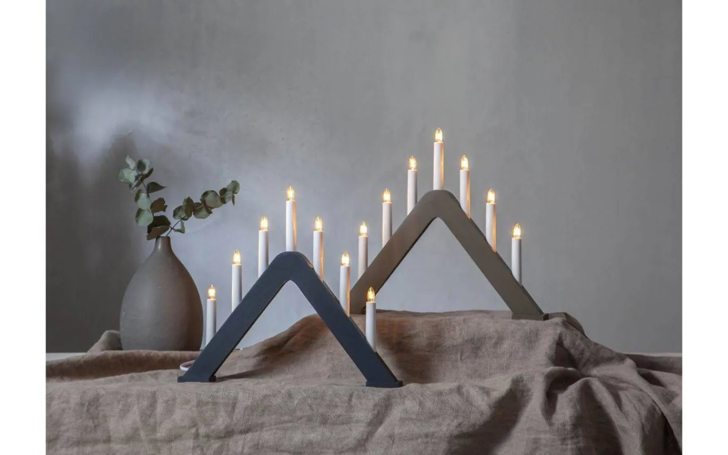 Star Trading Jarve Adventsljusstake Grafit 36cm* Visa Alla Adventsljusstakar|Adventsljusstakar 31-60 Cm
