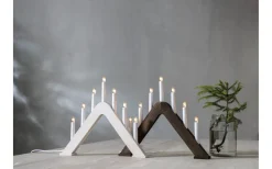 Star Trading Jarve Adventsljusstake Vit 36cm* Adventsljusstakar 31-60 Cm