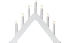 Star Trading Jarve Adventsljusstake Vit 36cm* Adventsljusstakar 31-60 Cm|Visa Alla Adventsljusstakar