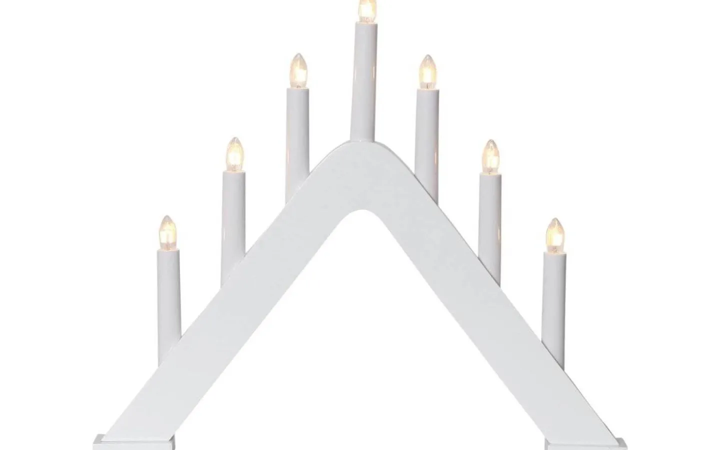 Star Trading Jarve Adventsljusstake Vit 36cm* Adventsljusstakar 31-60 Cm|Visa Alla Adventsljusstakar