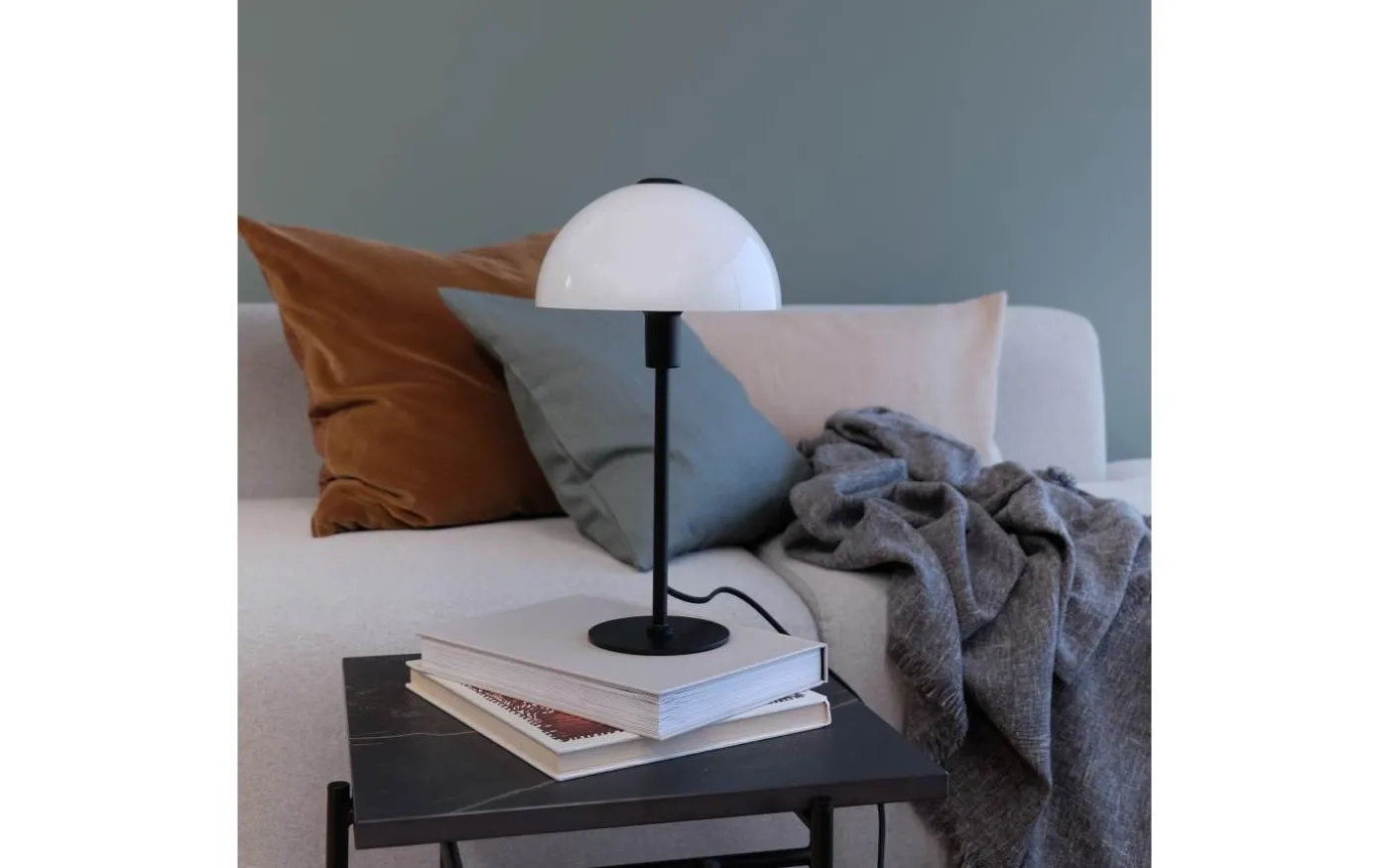 Jazz Bordslampa 38,5cm Opal/Svart