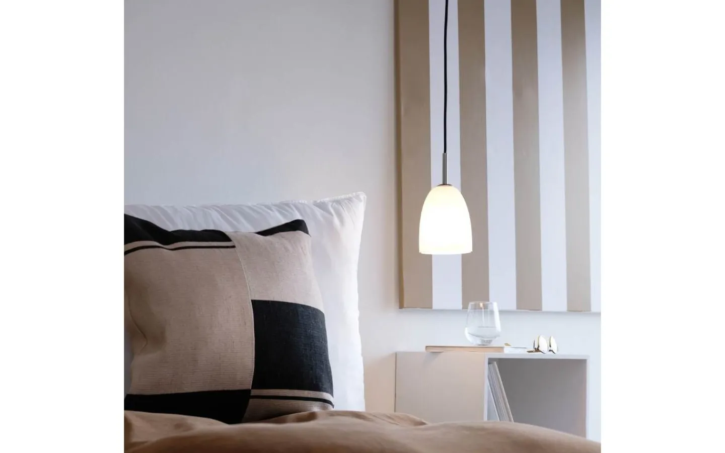 Fönsterlampor<Dyberg Larsen Jazz Fönsterlampa 12cm Opal/Borstad Stål