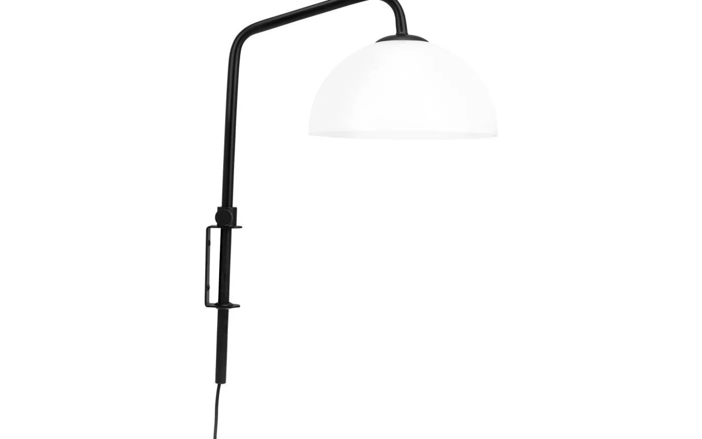 Jazz Vägglampa Opal/Svart