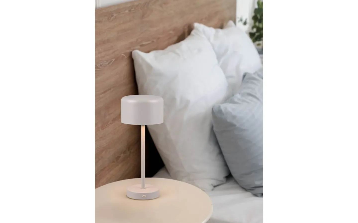 Uppladdningsbara Lampor Inomhus|Bordslampor<Reality Jeff Bordslampa LED grå uppladdningsbar