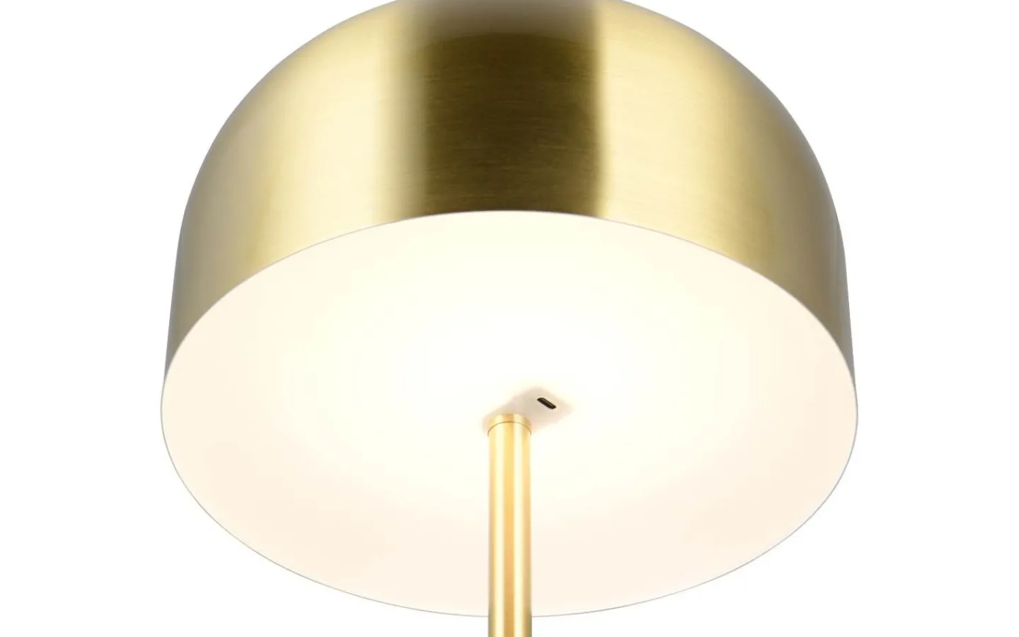 Reality Jeff Golvlampa LED matt mässing uppladdningsbar* Golvlampor