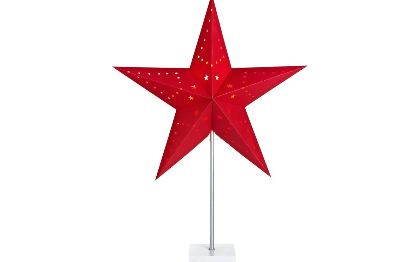 Markslojd Jenny Bordsstjärna 61cm Röd* Visa Alla Julstjärnor|Julstjärnor På Fot