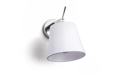 Rendl Jersey Vägglampa Vit/Krom E27* Läslampor