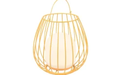 Nordlux Jim Uppladdningsbar Ljuslykta 30cm 3-Stegs DIM Orange IP54* Uppladdningsbara Lampor Utomhus|Uppladdningsbara Lampor Utomhus