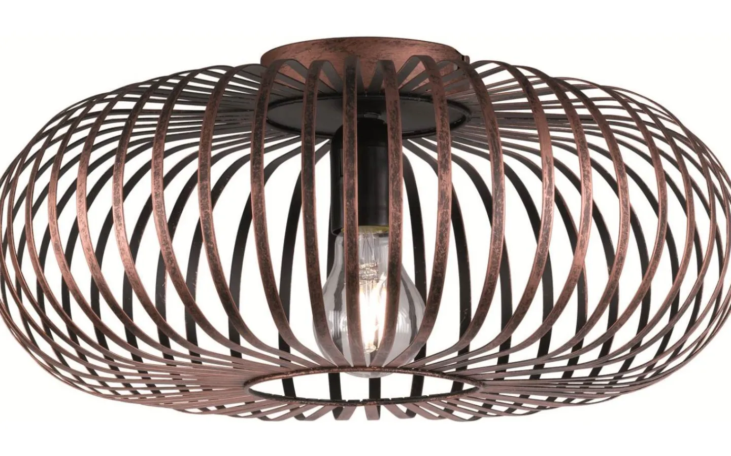 Trio Lighting Johann Plafond 40cm E27 antikkoppar* Plafonder