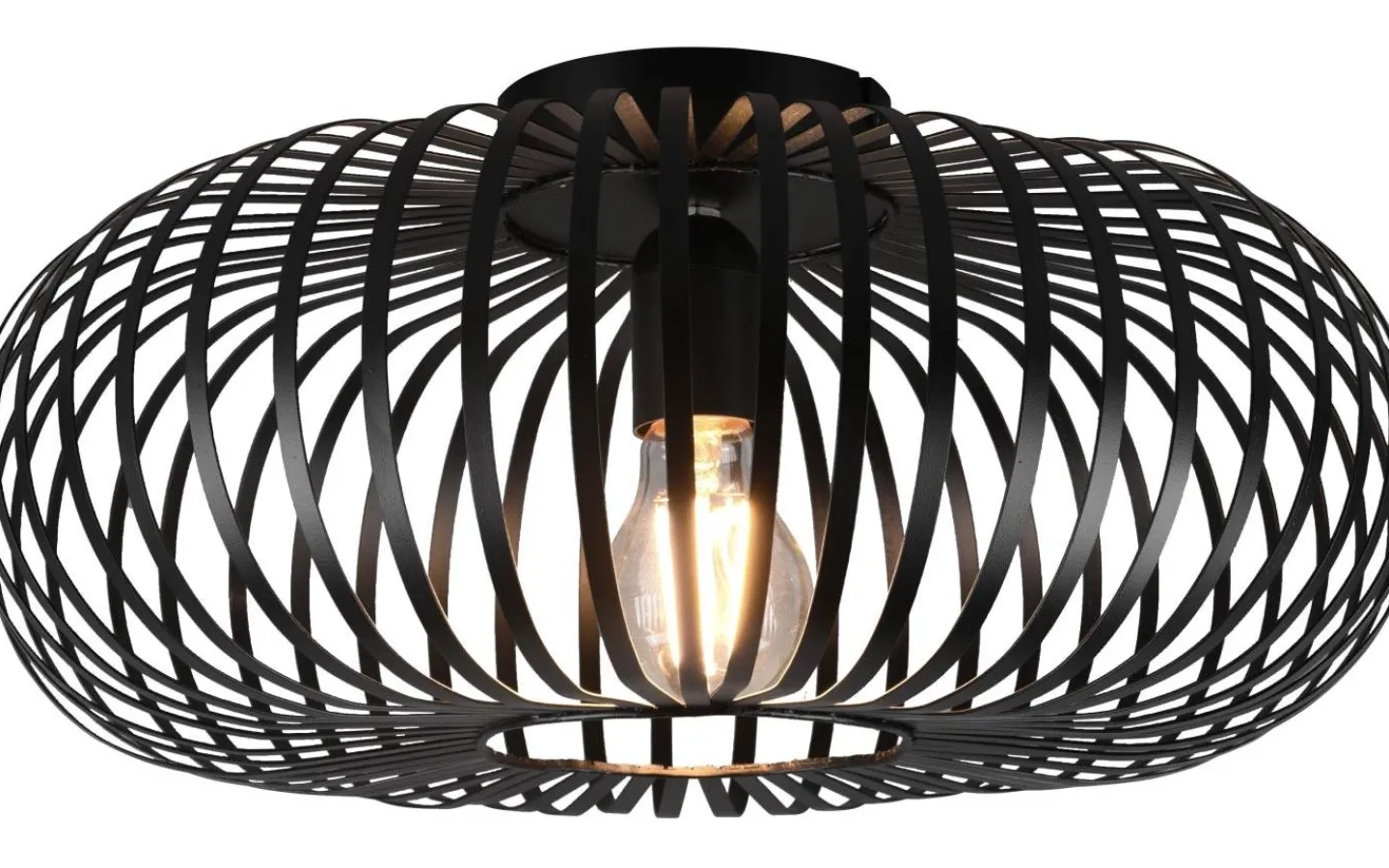 Trio Lighting Johann Plafond 40cm E27 mattsvart* Plafonder