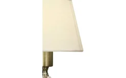Aneta Johanna Bordslampa 30cm Antik/Vit* Bordslampor