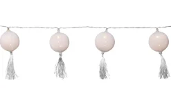 Jolly Tassel Batteridriven Ljusslinga LED 1,35m Vit