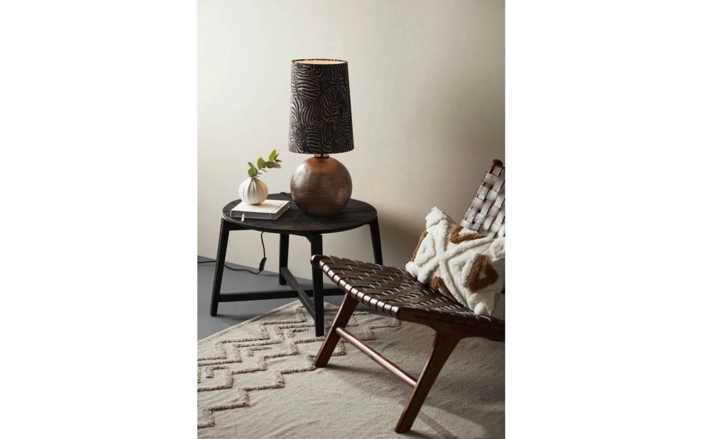 Lampfötter<PR Home Jonna Lampfot 32cm Brun Vintage