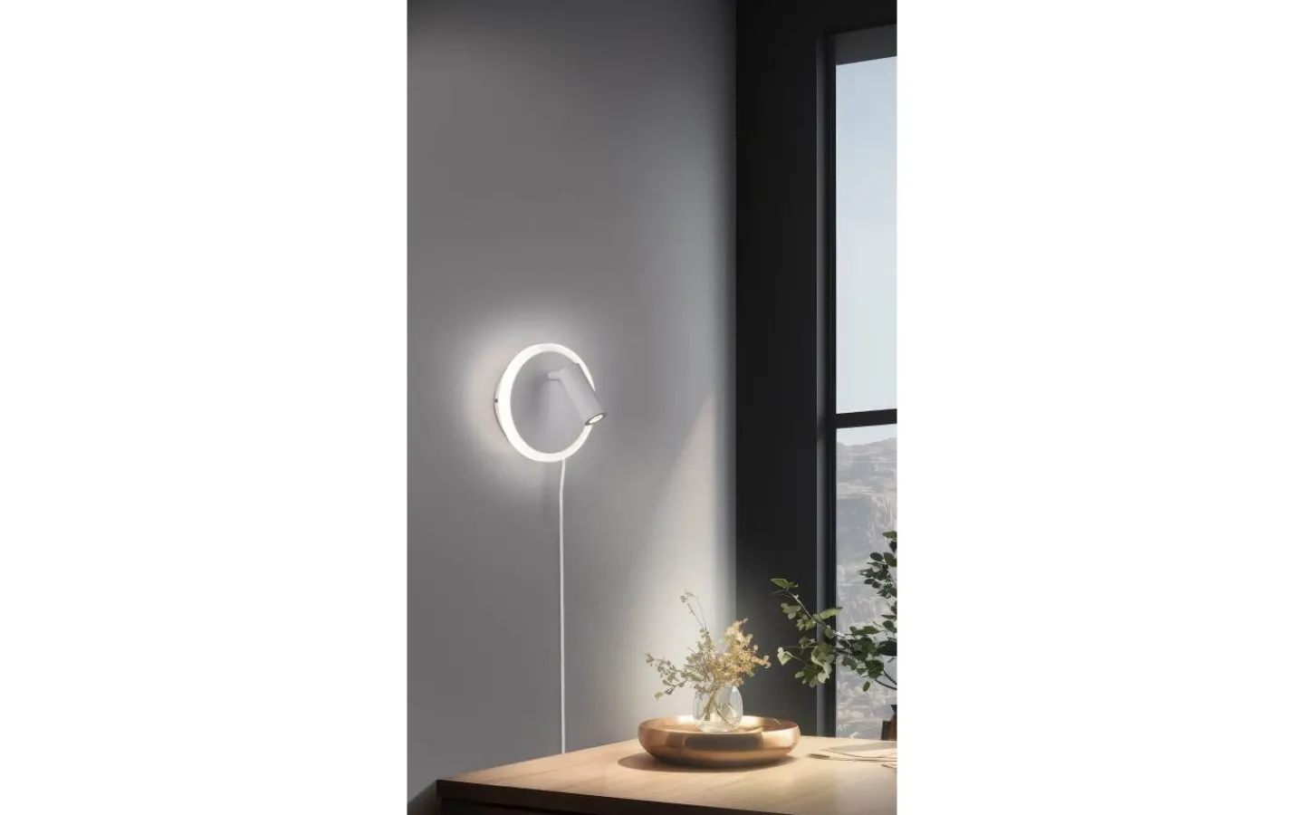 Trio Lighting Jordan Vägglampa LED matt vit* Läslampor