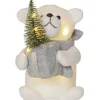 Star Trading Joylight Batteridriven Isbjörn 20cm Grå* Julbyar Och Figurer|Batteri Julpynt Inomhus