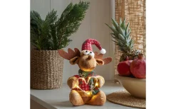 Julbyar Och Figurer|Batteri Julpynt Inomhus<Star Trading Joylight Batteridriven Älg 21cm Brun