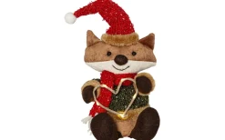 Star Trading Joylight Batteridriven Räv 21cm Brun* Julbyar Och Figurer|Batteri Julpynt Inomhus