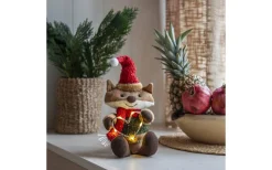 Star Trading Joylight Batteridriven Räv 21cm Brun* Julbyar Och Figurer|Batteri Julpynt Inomhus