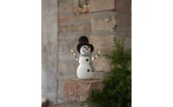 Joylight Batteridriven Snögubbe 16cm Vit