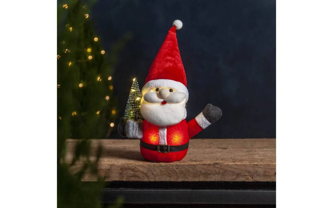 Joylight Batteridriven Tomte 26cm Röd