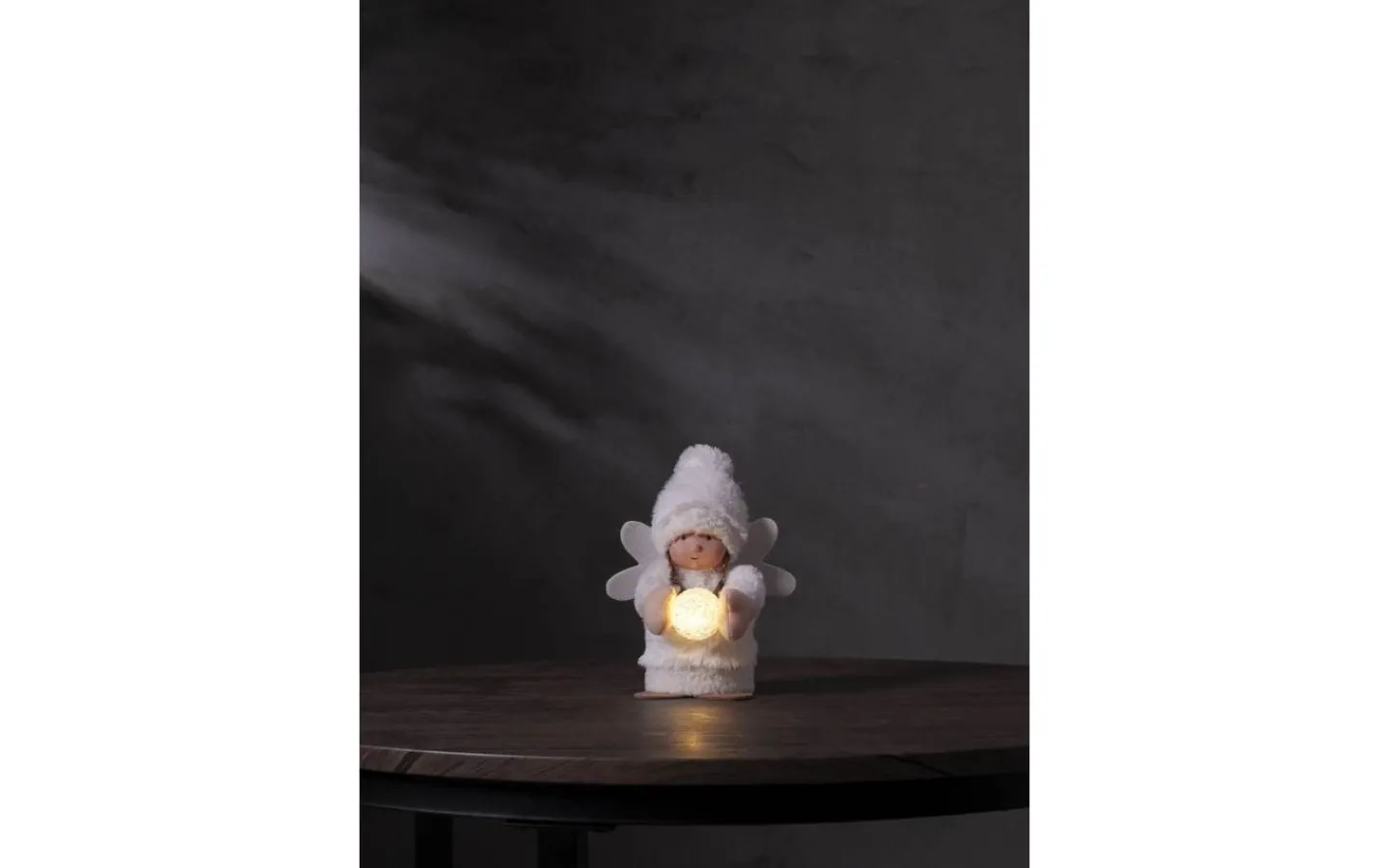 Batteri Julpynt Inomhus<Star Trading Joylight Dekorationsfigur Ängel 20cm Vit