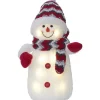 Star Trading Joylight Snögubbe Röd* Batteri Julpynt Inomhus