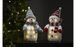 Star Trading Joylight Snögubbe Röd* Batteri Julpynt Inomhus