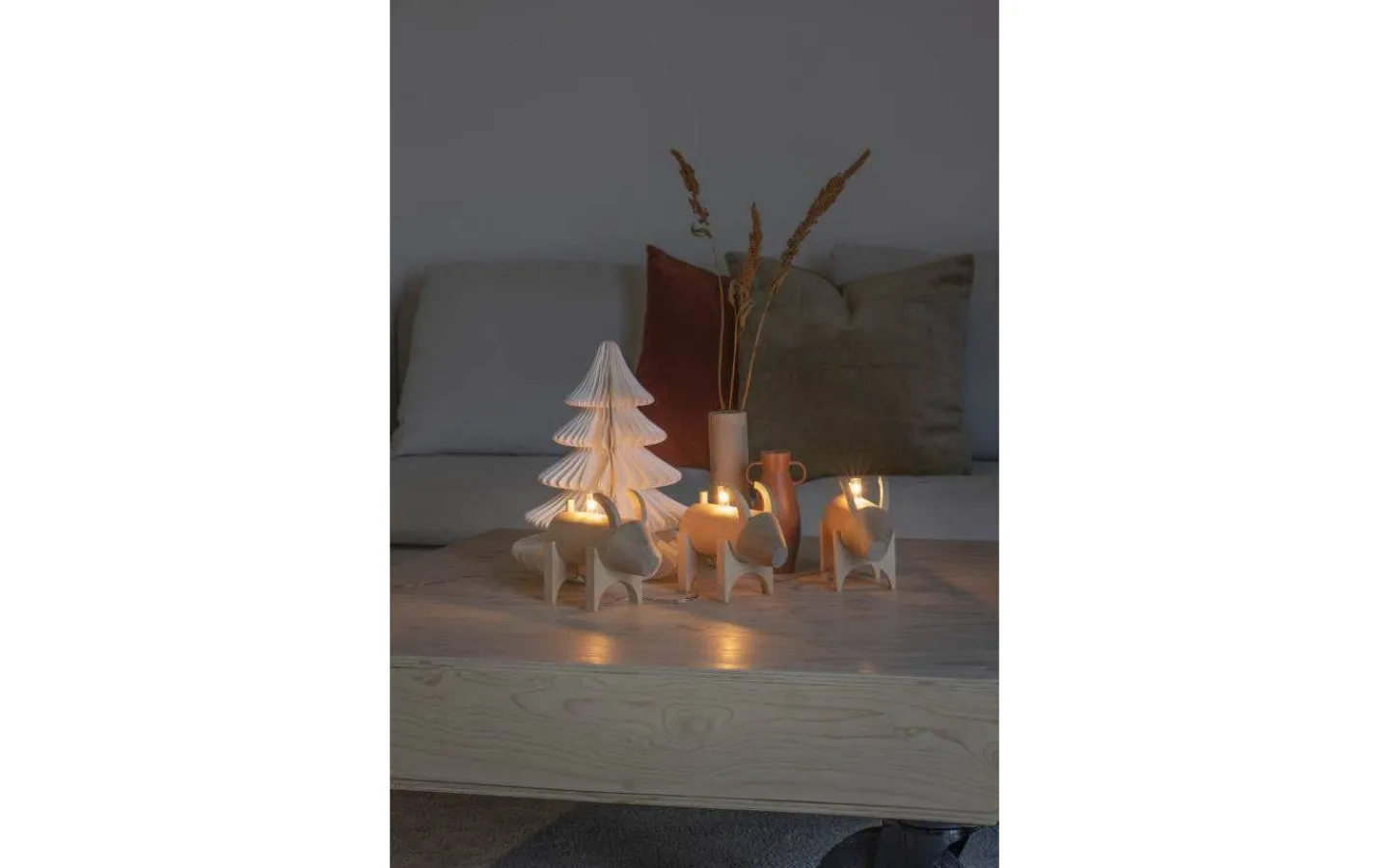 Konstsmide Julbock Ljusslinga Natur* Julpynt Inomhus