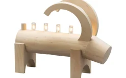 Konstsmide Julbock Ljusstake 23cm Natur* Julpynt Inomhus