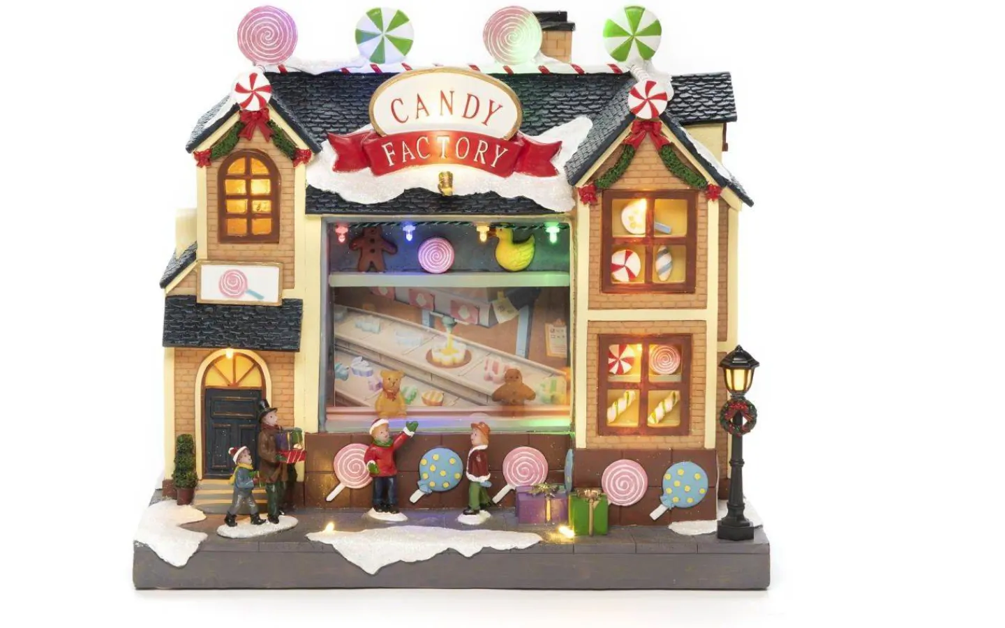 Julbyar Och Figurer<Konstsmide Juldekoration Godisfabrik med Musik
